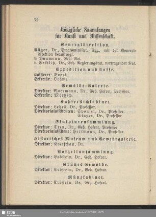 Königliche Sammlungen für Kunst und Wissenschaft
