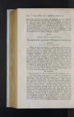 Zweites Kapitel. Die angeborenen sogenannten chirurgischen Krankheiten.