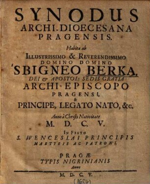 Synodus Archi-Dioecesana Pragensis