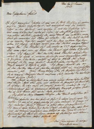 Rom, 21. Jan. 1767