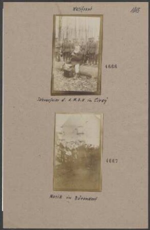 Jahresfeier d. 1. M.G.K. in Cirey