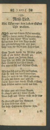 139. Reise-Lied