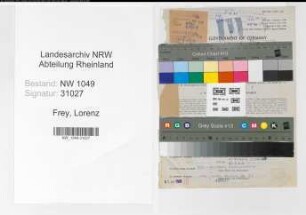 Entnazifizierung Lorenz Frey , geb. 18.09.1894 (Kaufmaennischer Angestellter)