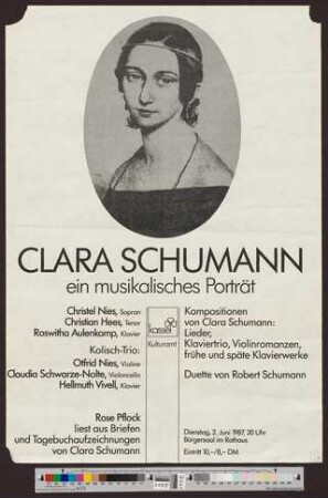Clara Schumann : Ein musikalisches Porträt