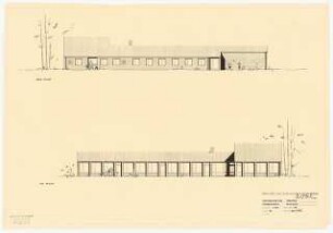 Evangelisches Gemeindezentrum, Herford: Kindergarten: Ansichten 1:100