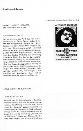 Sonderausstellungen