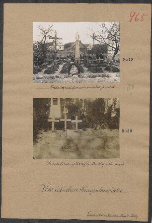 Soldatenfriedhof in einer russischen Grenzstadt