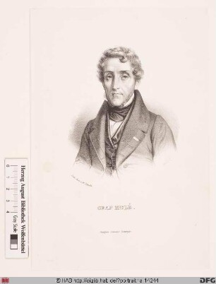 Bildnis Louis-Mathieu (comte de) Molé