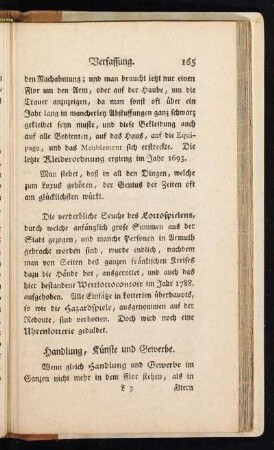 Handlungen, Künste und Gewerbe.