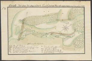 Grundriss über die abgeänderte Laufbahn des Rheinstroms, erhoben im Dezember 1764