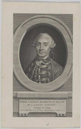Bildnis des Pierre Laurent Buirette de Belloy