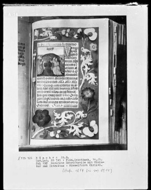 Flämisches Gebetbuch — Himmelfaht Christi, Folio 190recto
