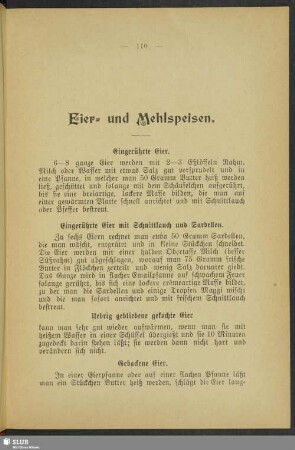Eier- und Mehlspeisen