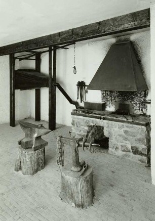 Zinnwald-Georgenfeld, Bergschmiede, Schauanlage Huthaus Zinnwald