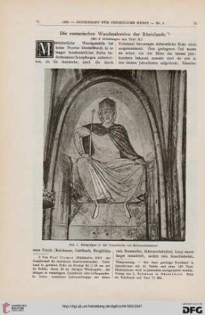 Die romanischen Wandmalereien der Rheinlande