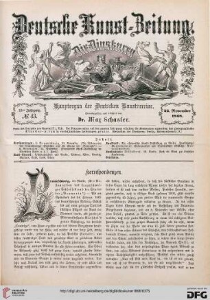 Nr. 43 (22. November 1868)