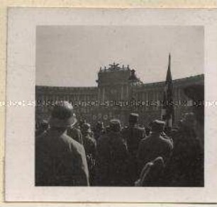 Wien, An der Hofburg März 1938