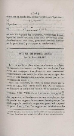 Note sur une formule connue.