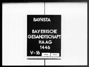 Briefe an die bayerische Gesandtschaft von de Lalande