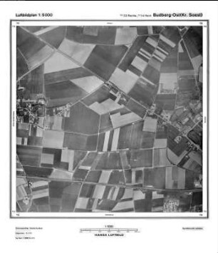 Budberg Ost (Kr. Soest), Gauß-Krüger-Koordinaten: Rechtswert: 3422, Hochwert: 5714