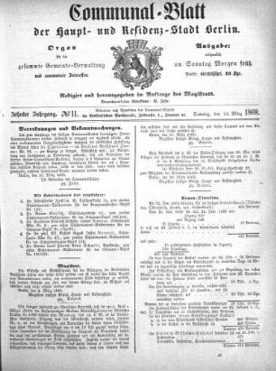 1869,11: No. 11, 14. März 1869