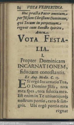 Vota Festalia