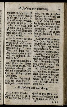2. Schöpfung und Vorsehung.