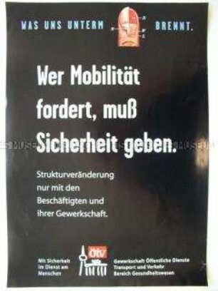 Maueranschlag der ÖTV zur Gesundheitsreform