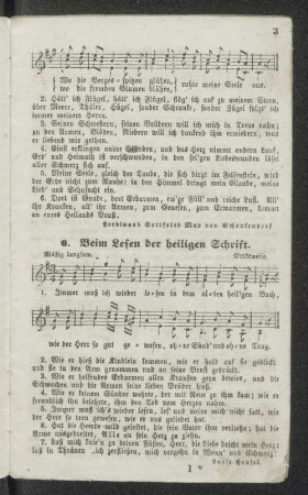 6. Beim Lesen der heiligen Schrift.
