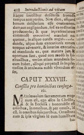 428-438, Matrimonium sacramentum magnum est, ego dico ...