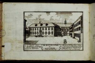 Die öffentlichen Collegia in Goettingen. [Kollegiengebäude der Universität Göttingen.]