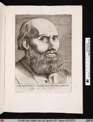 Hieronymus Cagnolus Versellensis.