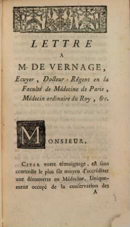 Lettre sur la methode de guerir les maladies veneriennes