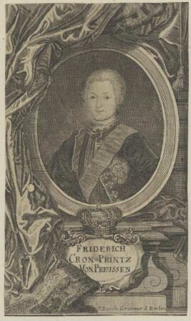 Bildnis des Friderich, Kronprinz von Preußen
