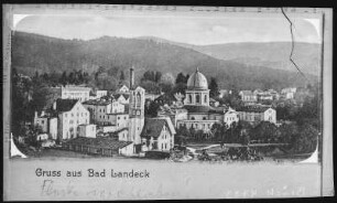Landeck. Blick auf Bad Landeck