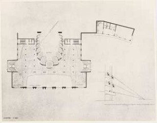 Deutsche Oper, Berlin-Charlottenburg: Foto von Inv.Nr. 35845: Grundriss 2. Rang 1:200