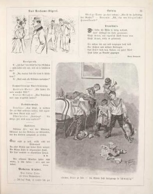 "Das Reclame-Gigerl" "Moderne Kinder"