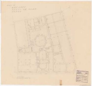 Park Hotel, Posen: Grundriss Erdgeschoss 1:100