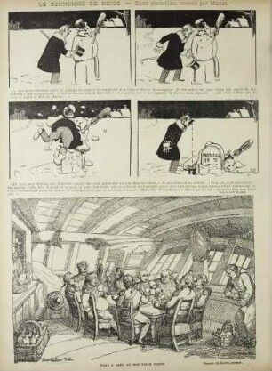 Le Bonhomme de neige. - Conte marseillais, raconté par Marius; Noёl a bord au bon vieux temps