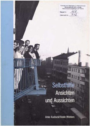 Informations-Broschüre: Selbsthilfe,               Ansichten und Aussichten