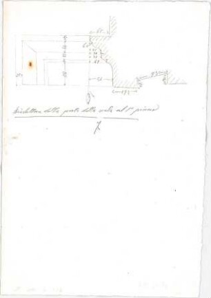Voit, Johann Michael; Mappe mit Berechnungen und verschiedenen Skizzen - Details