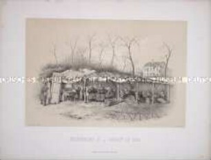 Feldwache II in Choisy-le-Roi - aus "Erinnerungsblätter 1870/1871"