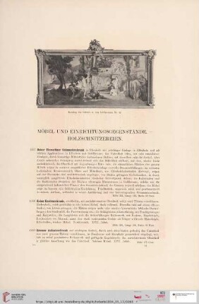 Möbel und Einrichtungsgegenstände. - Holzschnitzereien (Nr. 1557 - 1751)