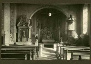 Simultankirche, Inneres