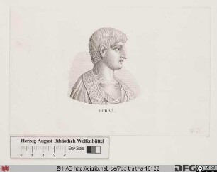 Bildnis Horaz (Quintus Horatius Flaccus)