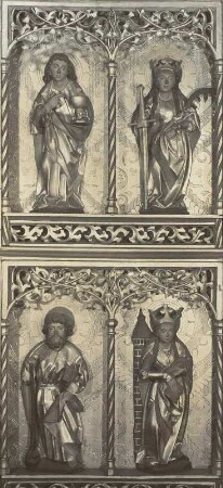 DIe Heiligen Johannes der Täufer, Katharina, Barbara und Petrus?