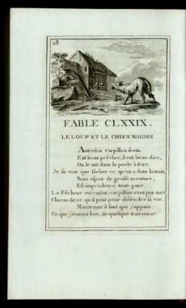 Fable CLXXIX. Le Loup Et Le Chien Maiore.