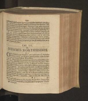 Cap. III. De Nummis Northusinis.