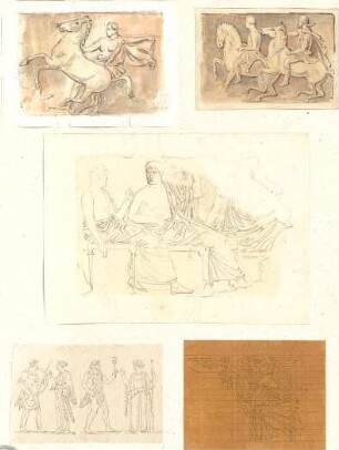 Lange, Ludwig; Lange - Archiv: VIII.7 Antike Reliefs und Michelangelo: Moses S. Pietro in Vincoli - Details