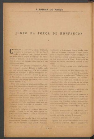 Junto da forca de Monfaucon